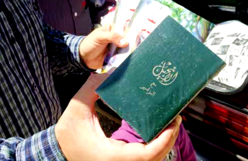 The story of Jesus in Arabic was distributed to a refugee family in Beqaa Valley, Lebanon.